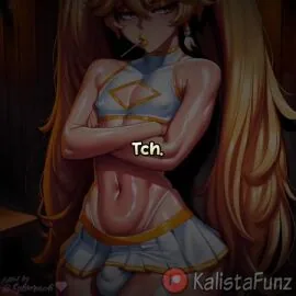 Aether (Genshin Impact), Ai Generated and Belly Folds Futanari Scene
