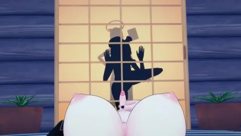 Hololive Futanari Scene: 1Girl, 1Girls and 2Futas