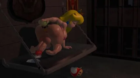 Princess Peach (Mario (Series)) — 1Futa, 1Girls and Anal