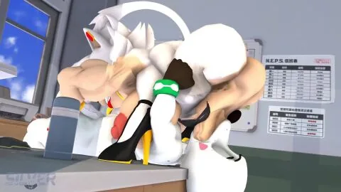 Sonic (Series) Futanari Scene: Big Ass, Big Breasts and Big Penis
