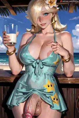 Princess Rosalina (Mario (Series)) — 1Boy, 1Futa and Ai