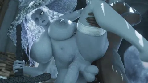 Fromsoftware Futanari Scene: 1Boy, 1Futa and Anal