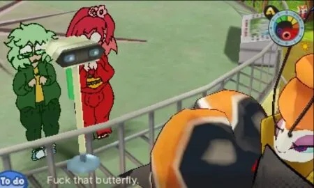 Yo-Kai Watch Futanari Scene: 1Boy, 1Futa and 1Girls