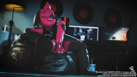 Cherry (Animal Crossing) — 1Futa, Bean Bag and Bedroom