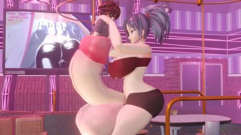 1Boy, 1Futa and Balls Futanari Scene