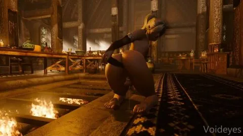 Skyrim Futanari Scene: 1Boy, 1Femboy and 1Futa