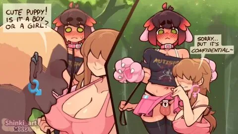 1Boy, 1Dickgirl and 1Girl Futanari Scene