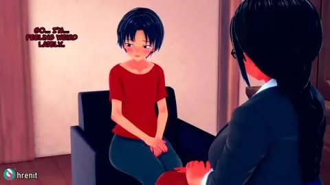 1Futa, 2Boys and Anal Futanari Scene