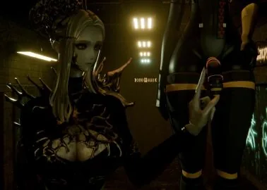 Code Vein Futanari Scene: 1Futa, 2Girls and 2Koma