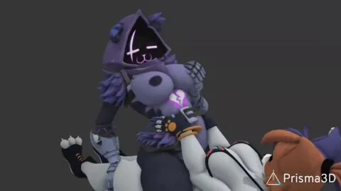 Fortnite Futanari Scene: 1Futa, 1Girls and Big Breasts