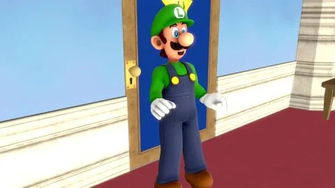 Luigi and Princess Daisy (Mario (Series)) — 1Boy, 1Futa and Anal