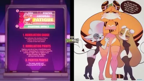 1Futa, 2Girls and Anthro Futanari Scene