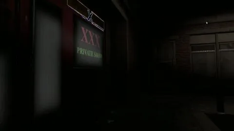 Vrchat Futanari Scene: 1Futa, Alley and Dark-Skinned Female