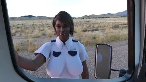 Dark-Skinned Futa, Dark Skin and Dickgirl Futanari Scene