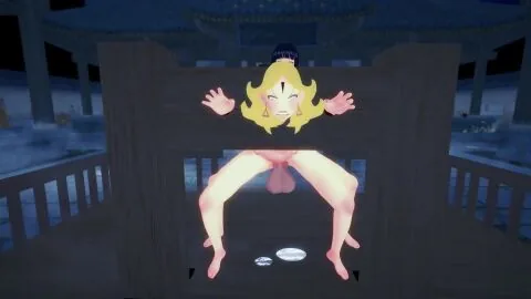 Delta and Uzumaki Himawari (Boruto: Naruto Next Generations) — 1Futa, 1Girls and Age Difference