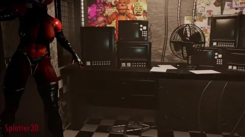 Foxy and Mangle — Accidental Death, Asphyxiation and Balls
