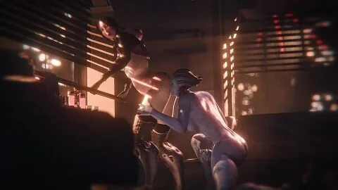 Asari and Morinth (Bioware) — 1Futa, 1Futa1Girl and 1Girl1Futa