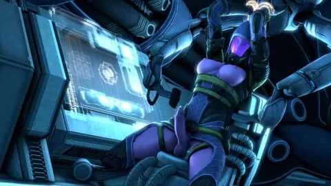 Quarian (Mass Effect) — Alien, Alien Girl and Anal