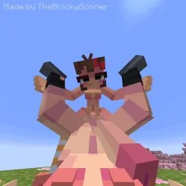 Anon and Twitch (Minecraft) — 1Boy, 1Futa and Accurate Art Style