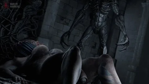 Xenomorph and Yautja (Alien (Franchise)) — 1Futa, Alien and Alien Girl